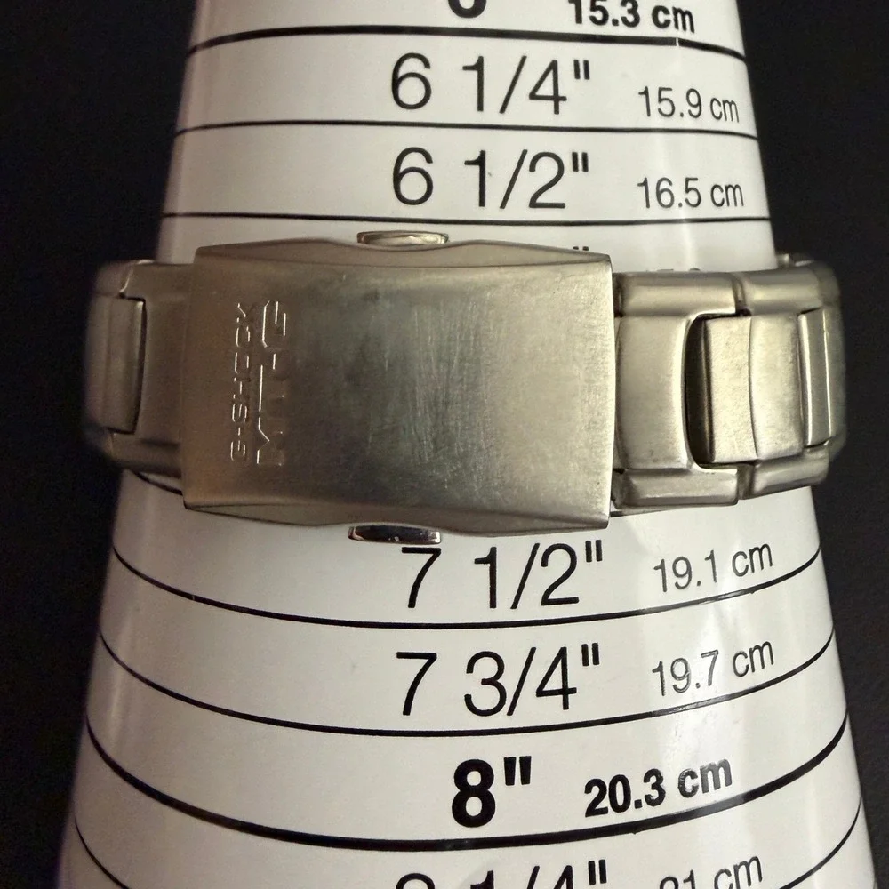 Casio G Shock MTG520 Watch Silver Blue FOR PARTS
